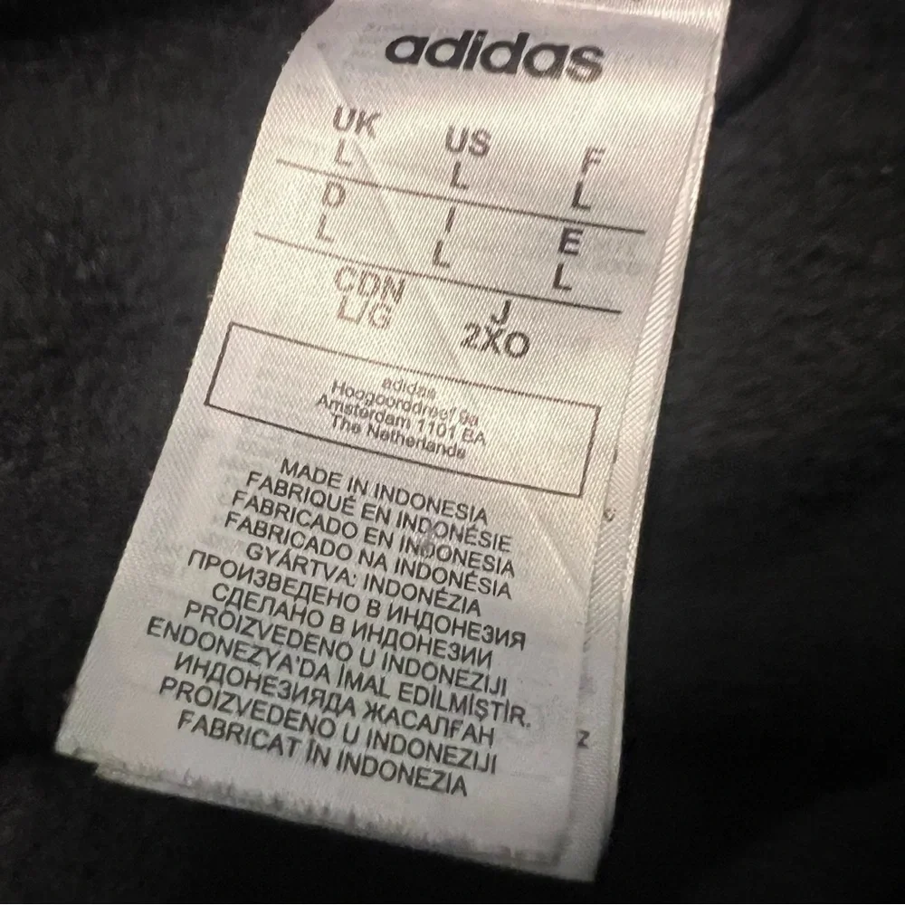 Adidas Feelcozy Full Zip Sweat Jacket Men’s L Black Track Sport Sweatshirt